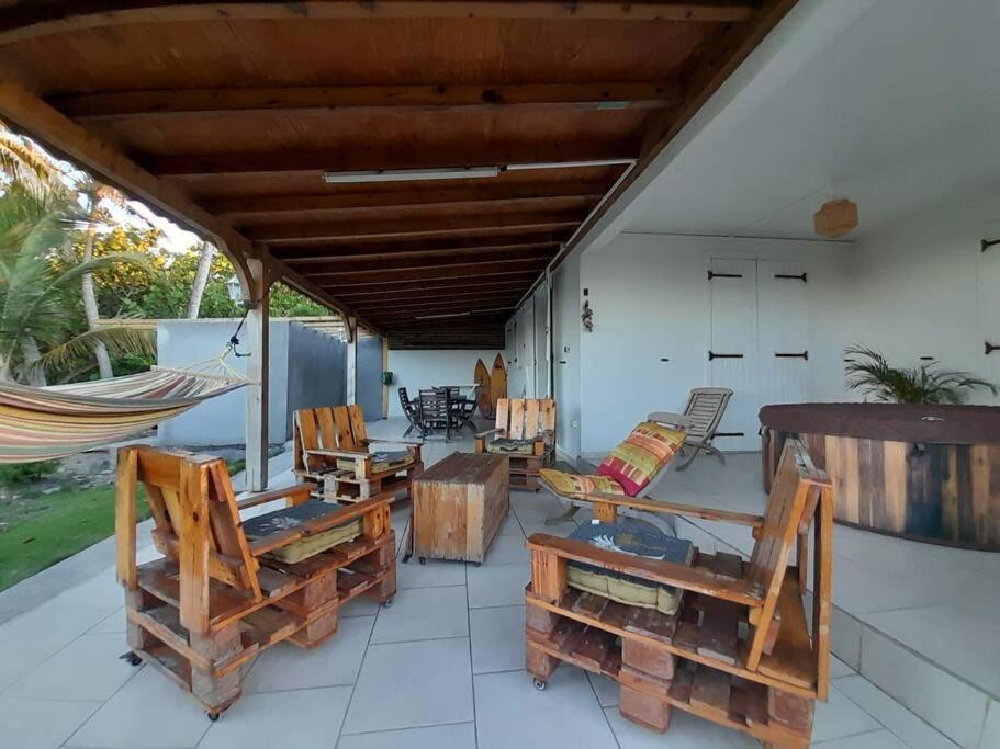 Maison Bord De Mer A 100 M سانت فرانسوا المظهر الخارجي الصورة